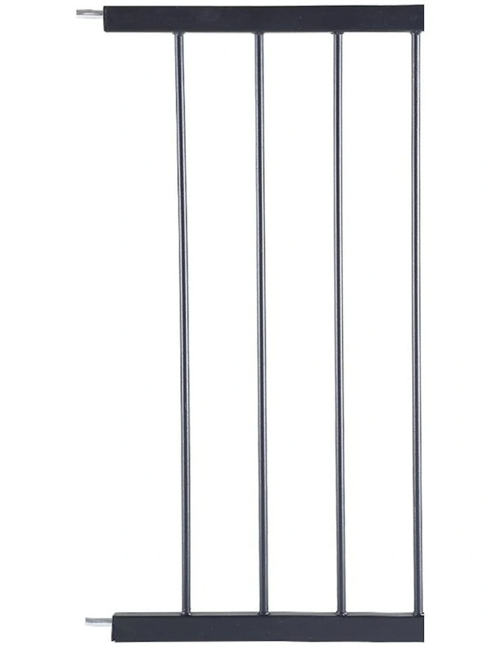 Baby Safety Gate and Pet Barrier Adjustable 30cm Door ExtensioninBlack