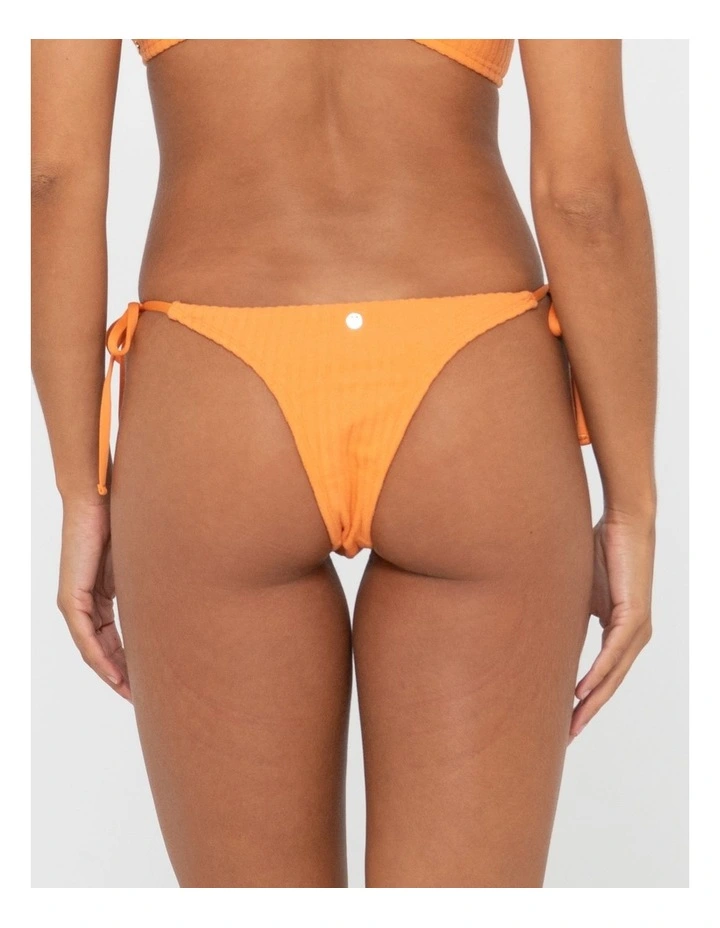 Lucky Brazilian Side Ties Bikini Pant in Orange