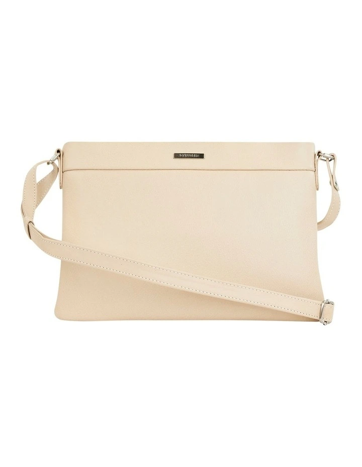 Sail Leather Crossbody Bag in Sand