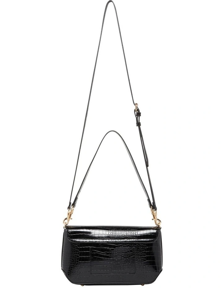 Simone Black Shoulder Bag