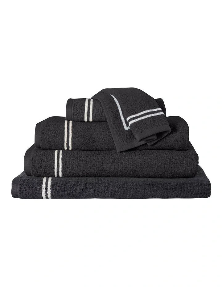 Astoria Bath Range Towel in Charcoal