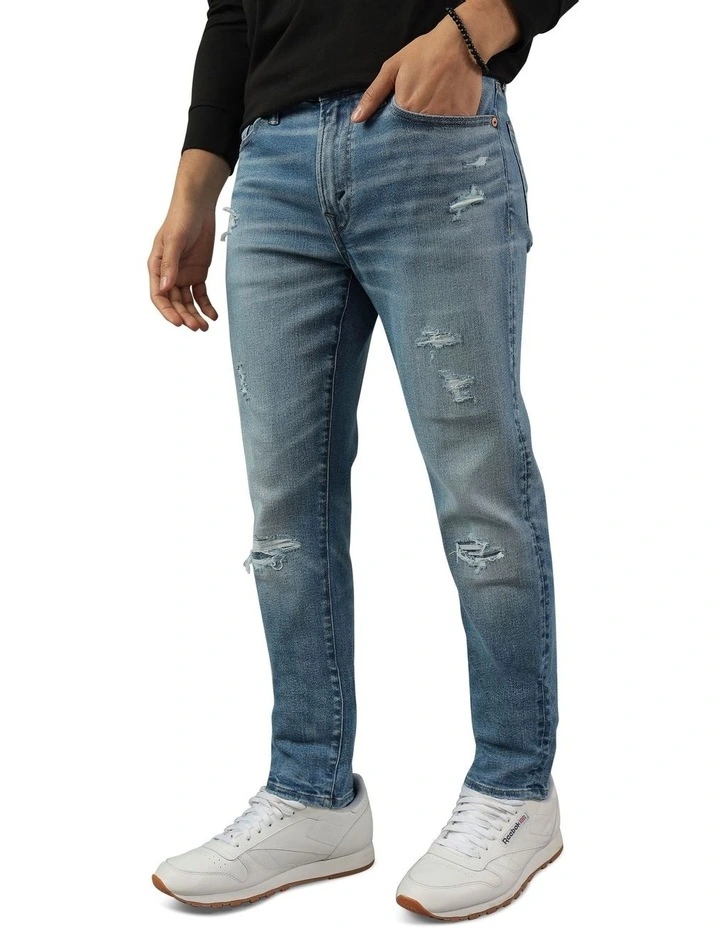 AirFlex+ Ultrasoft Patched Slim Jean in Medium Repair Crackle