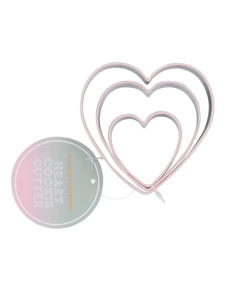 Heart Shape Cookie Cutters Set of 3