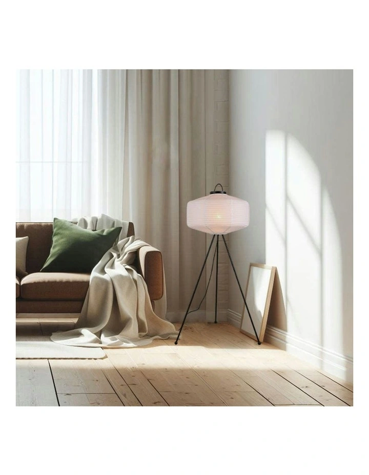 Seren Tripod Floor Lamp in White