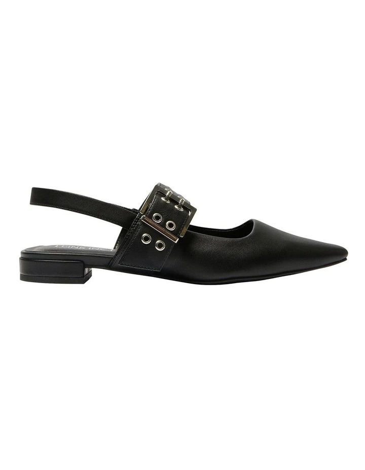 Babe Flat Shoes in Black