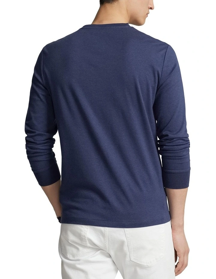 Custom Slim Fit Soft Cotton T-shirt in Blue