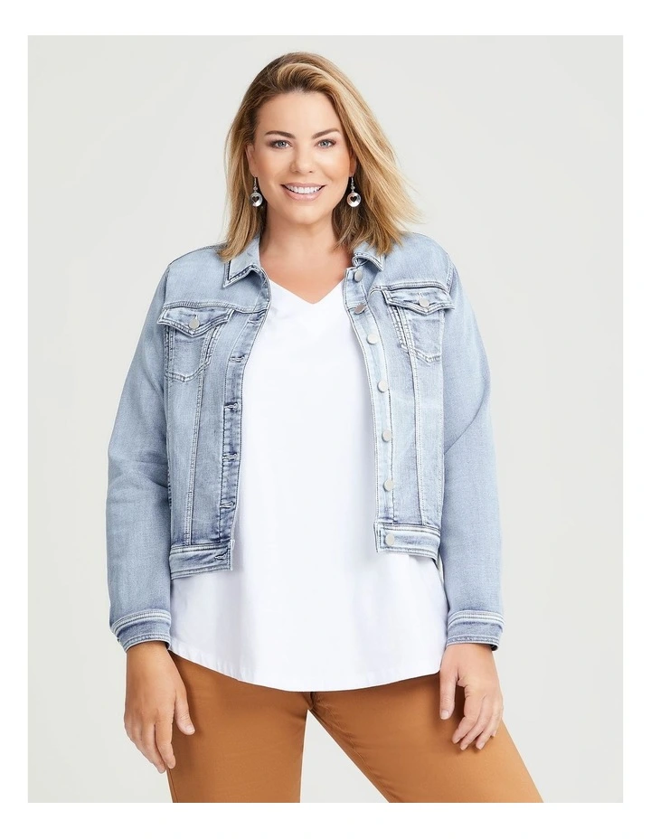 Classic Denim Jacket Pale Blue