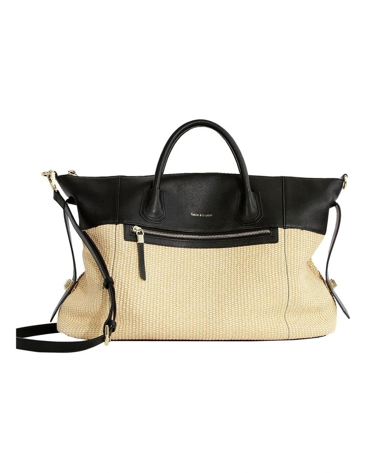 Poem To Nowhere Weekender Bag in Black