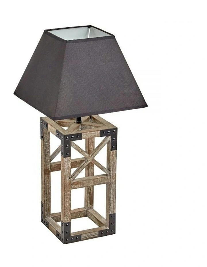 Wooden Table Lamp Modern Desk Light