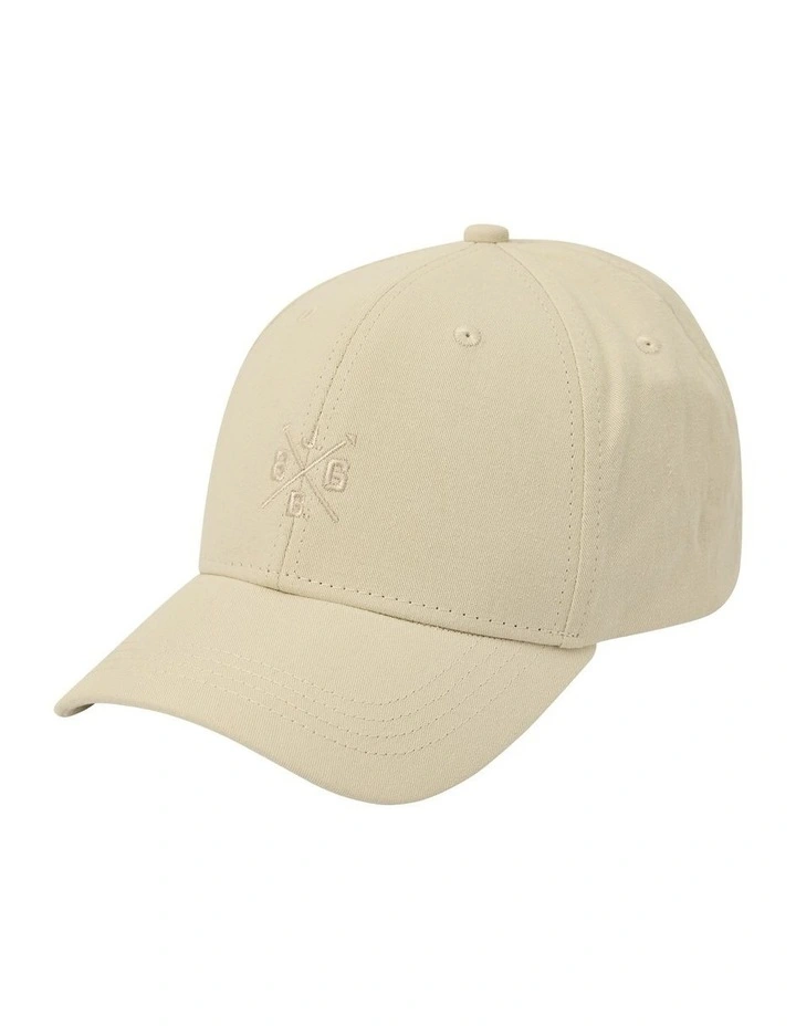 Canvas Adjustable Cap in Stone