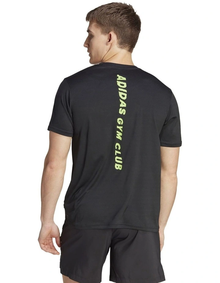 HIIT Slogan Training T-shirt in Black