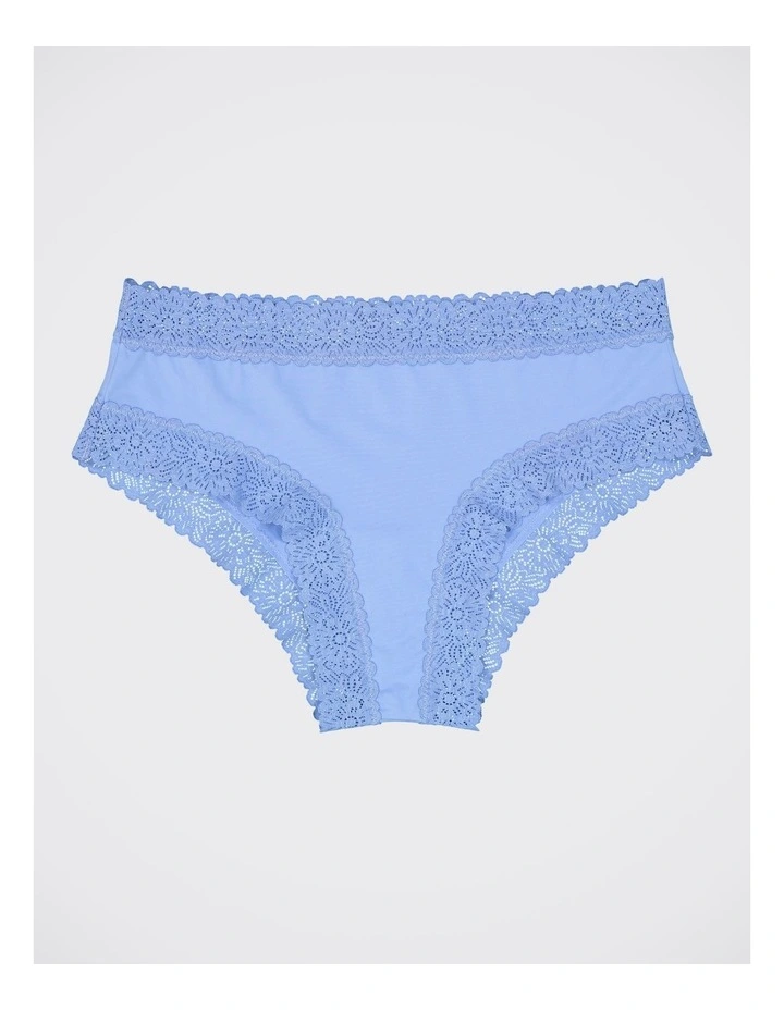 Sunnie Blossom Lace Cheeky Underwear in Blue Lion