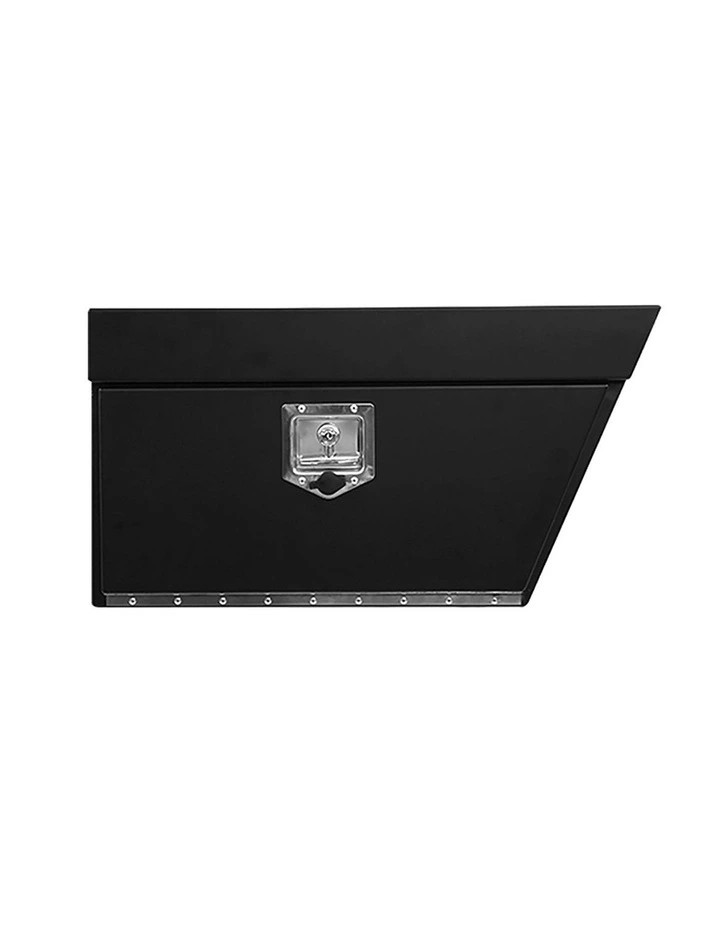 Steel Ute Tool Box Right Toolbox Under Tray Vehicle Storage Lock in Black