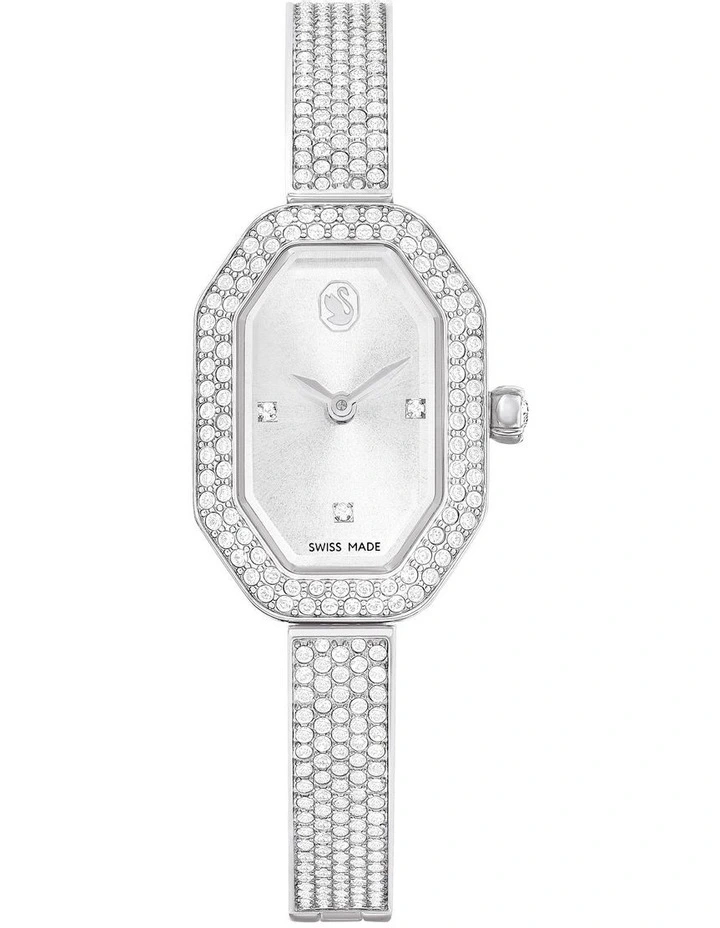 Dextera Swiss Made Metal Bracelet Tone Watch in Silver