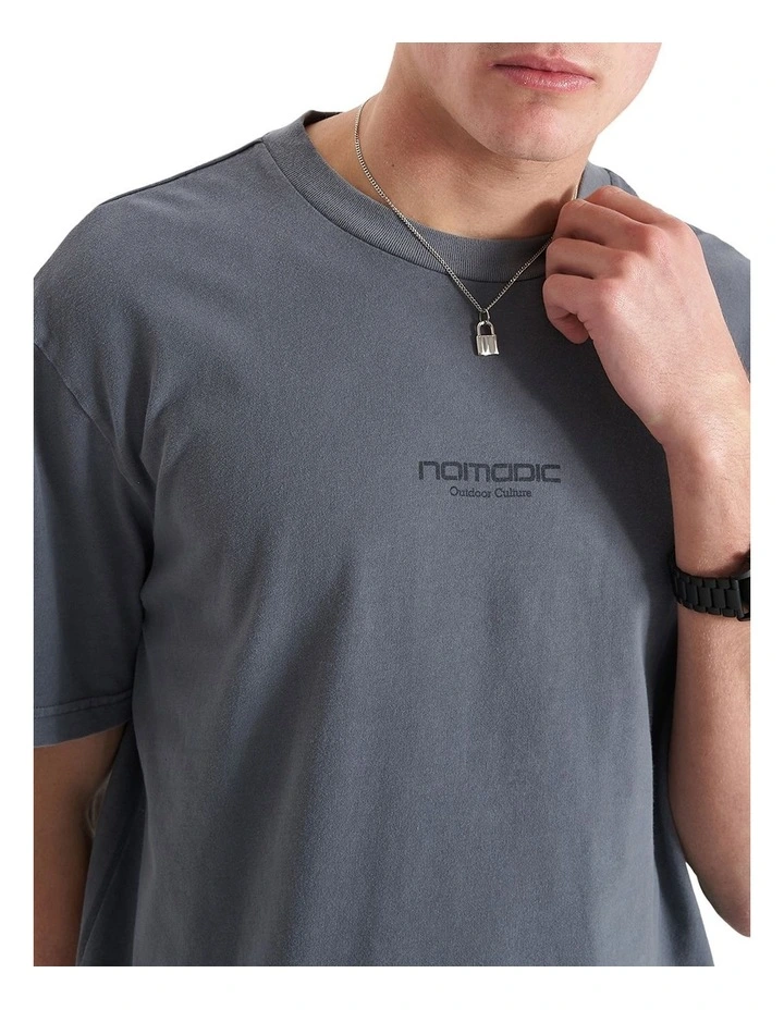 Norma Relaxed Tee in Pigment Charcoal