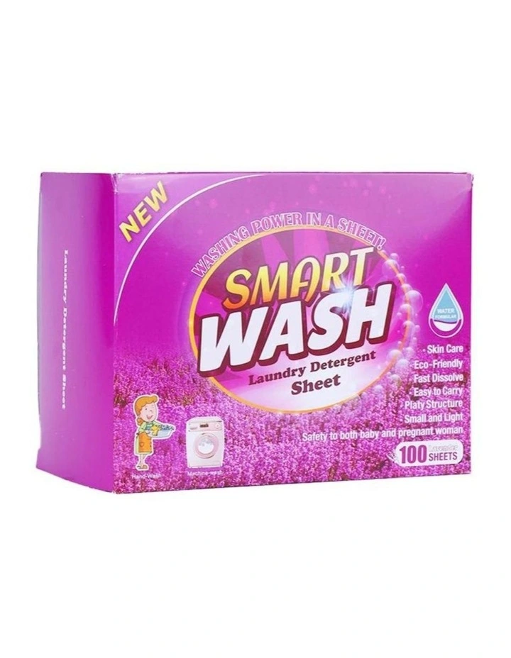 100 Sheets Eco-friendly Ultra Concentrated Laundry Detergent