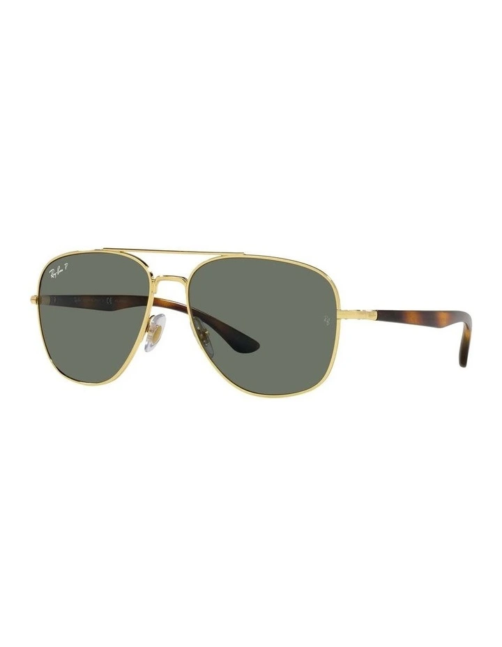 RB3683 Gold Polarised Sunglasses
