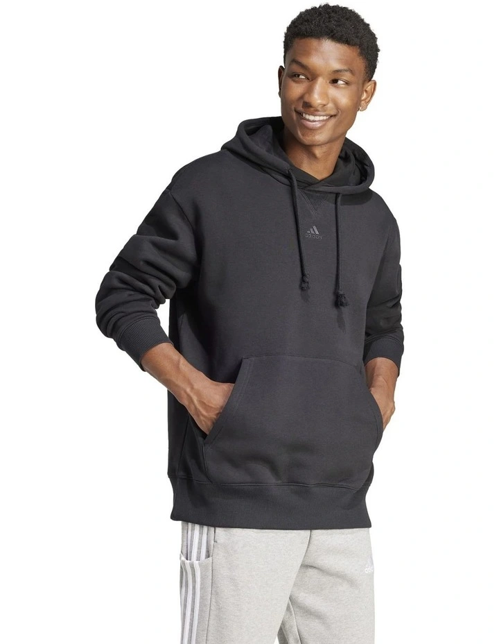 All SZN Fleece Hoodie in Black