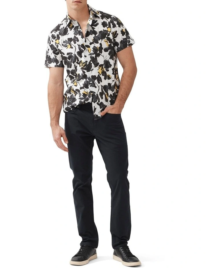 Newcastle Short Sleeve Shirt in Charcoal