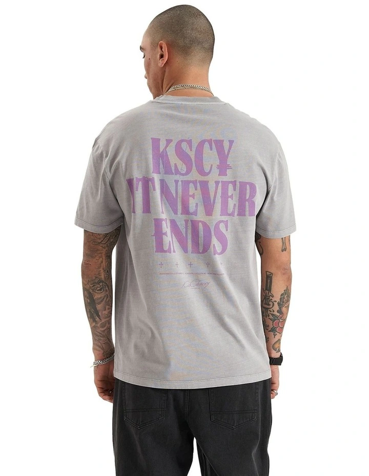 Anahem Relaxed Tee in Grey
