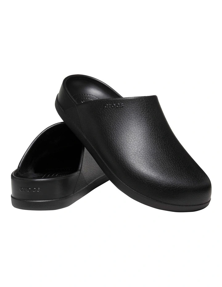 Dylan Clog Mules in Black