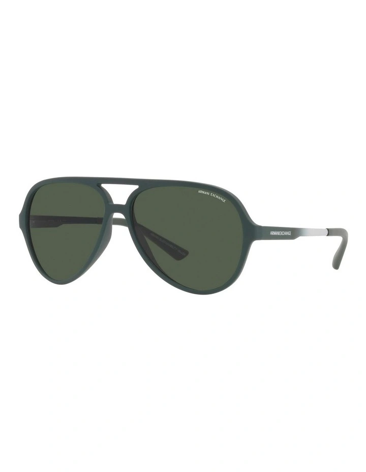 Polarised AX4133S Sunglasses in Green