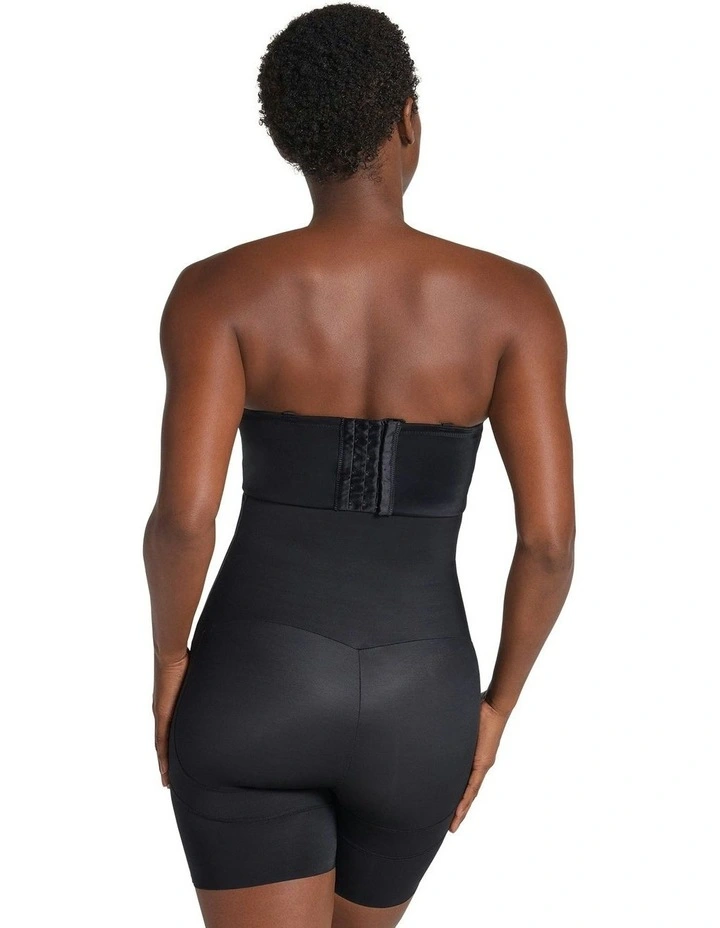 On Target Firm Tummy Control Body Shaper Short in Black