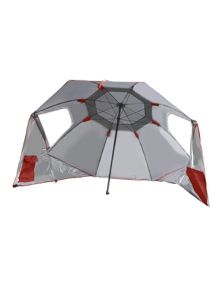 Beach Umbrella Sun Shade Garden Shelter 2.33m in Red