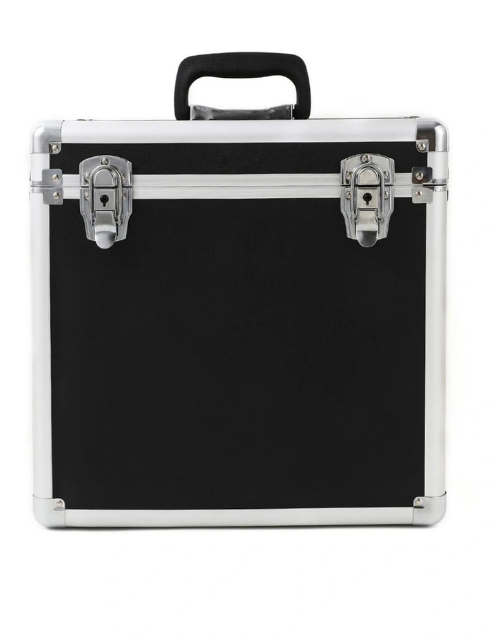 Aluminium Record Case in Black