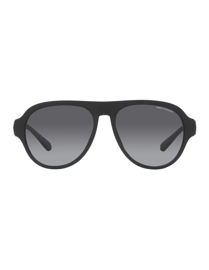 0AX4126SU Polarised Sunglasses in Matte Black