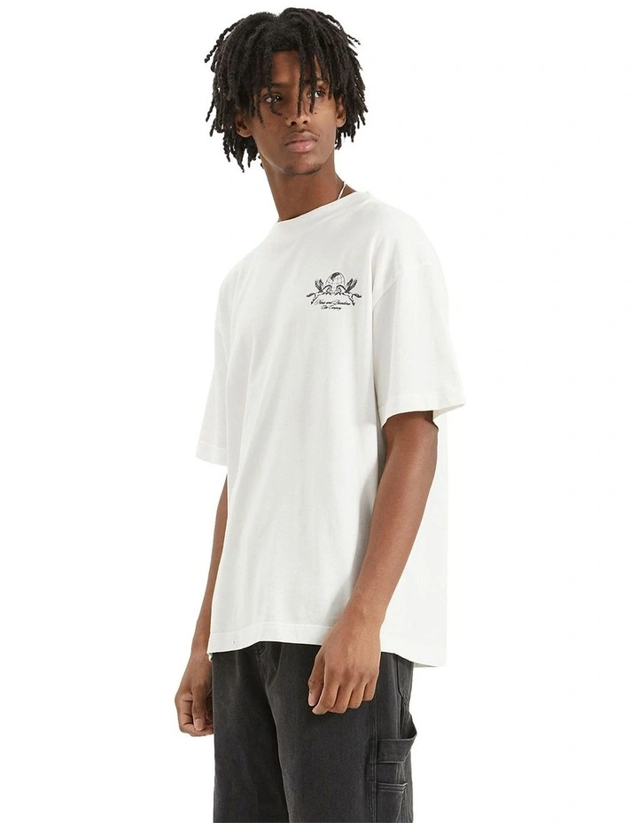 Company Heavy Street Tee in Natural White