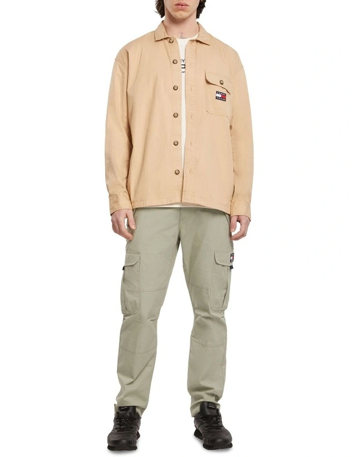 Classic Solid Overshirt in Trench