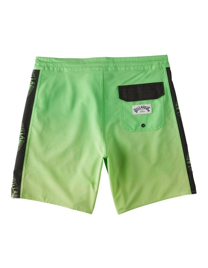 D Bah Lowtide Boardshorts in Neon Lime