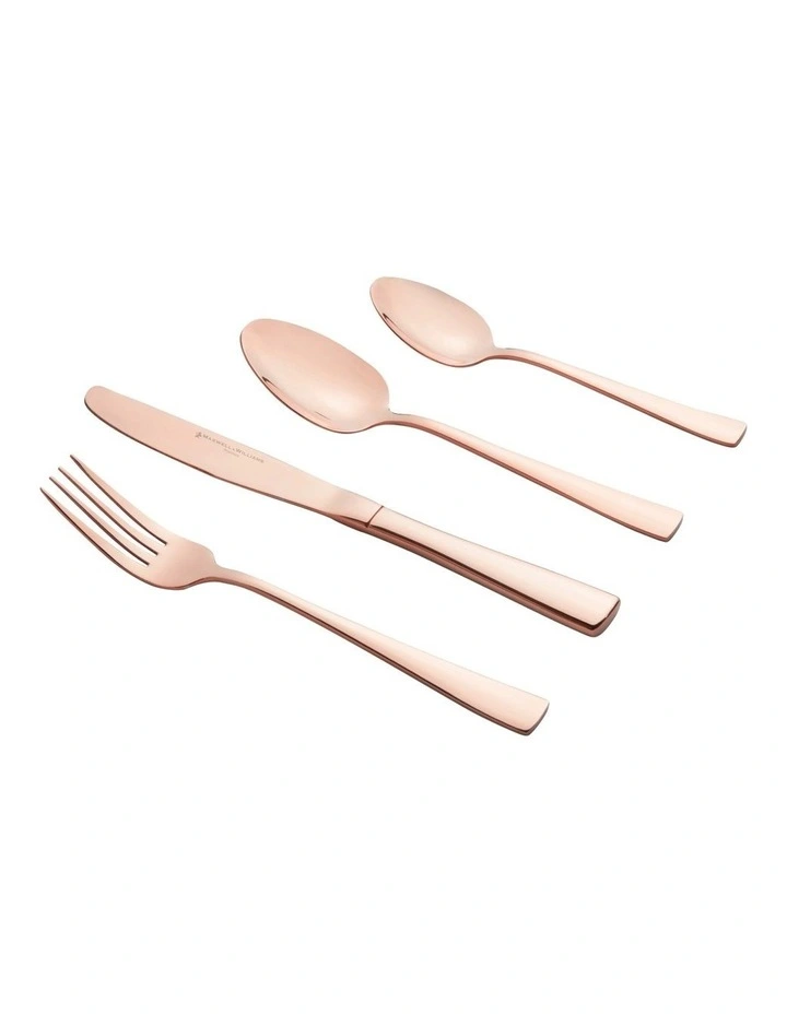 Arden Cutlery Set Gift Boxed 16 Piece in Copper