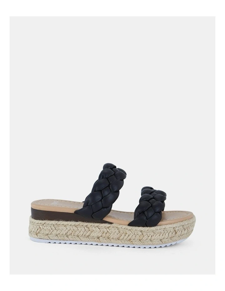 Buster Platform Slides in Black