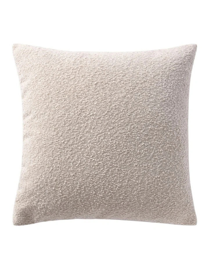 Blake Boucle Cushion 50x50cm in Parchment