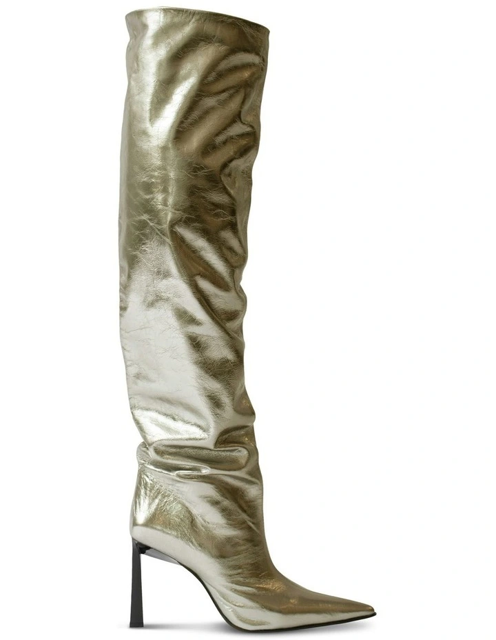 Octavia I Boots in Chrome