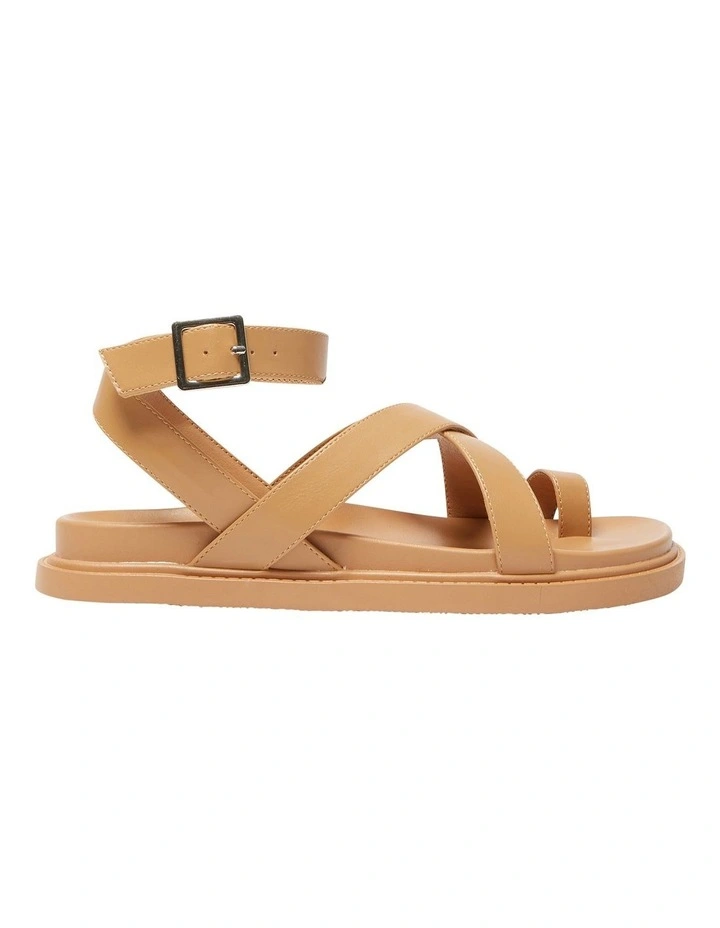 Faith Sandals in Camel Smooth