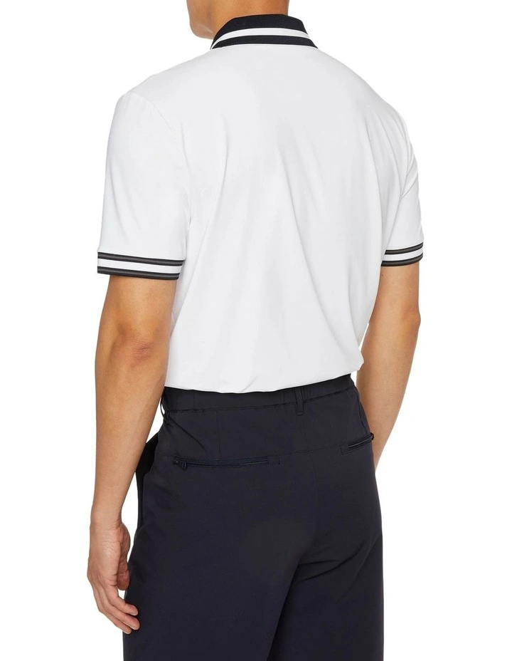 Match Polo in White