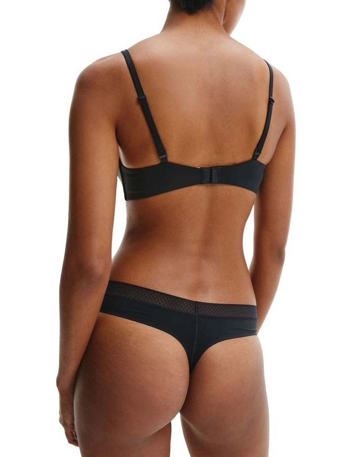 Seductive Comfort Light Lift Demi Bra (Wirefree) in Black