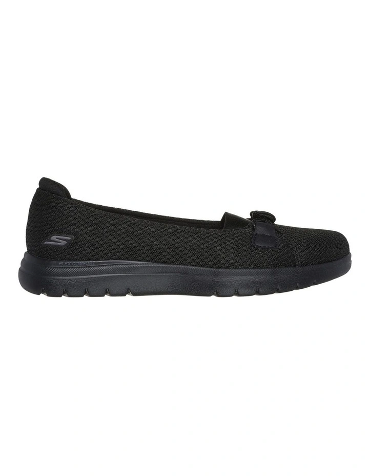 On the Go Flex Peony Shoes in Black
