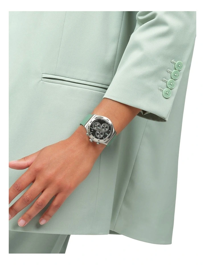 Carbonic Green Watch in Green