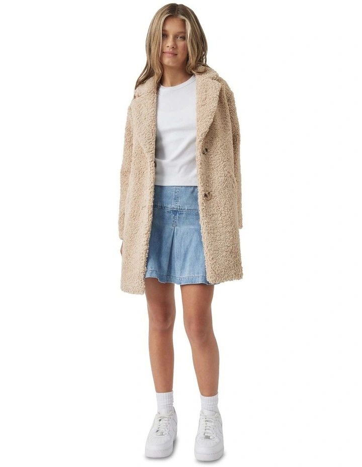 Tessa Oversized Coat in Beige