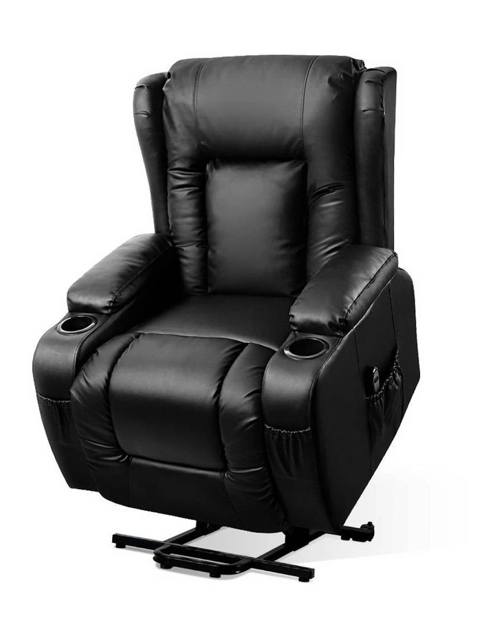 Electric Massage Recliner Chair in Black