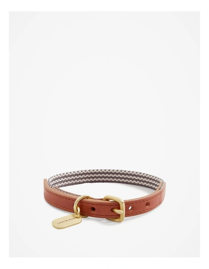 Alfie Recycled Polyester Small Pet Collar in Lake Grey