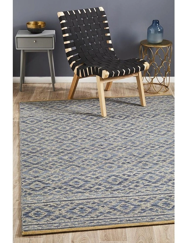 Relic Harvey Blue Natural Rug in Navy