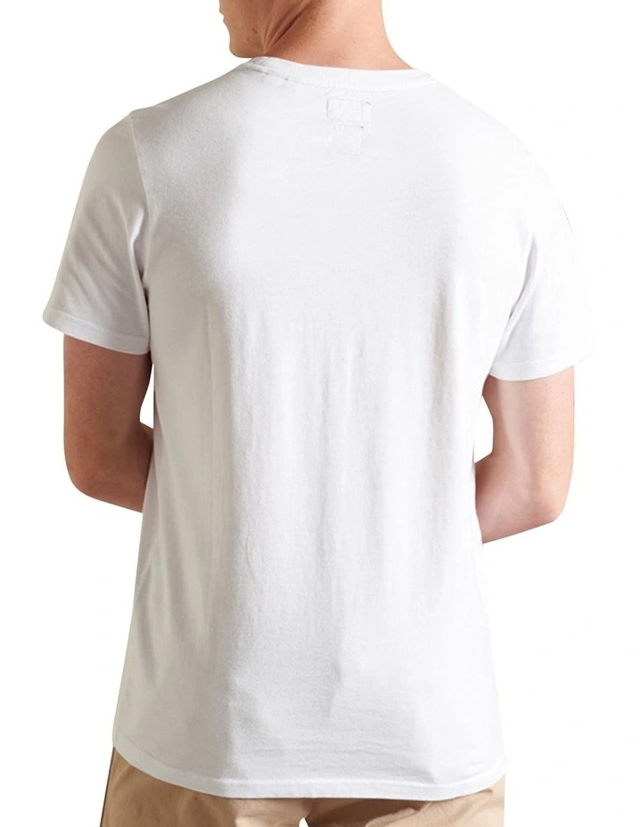 Black Out Tee White