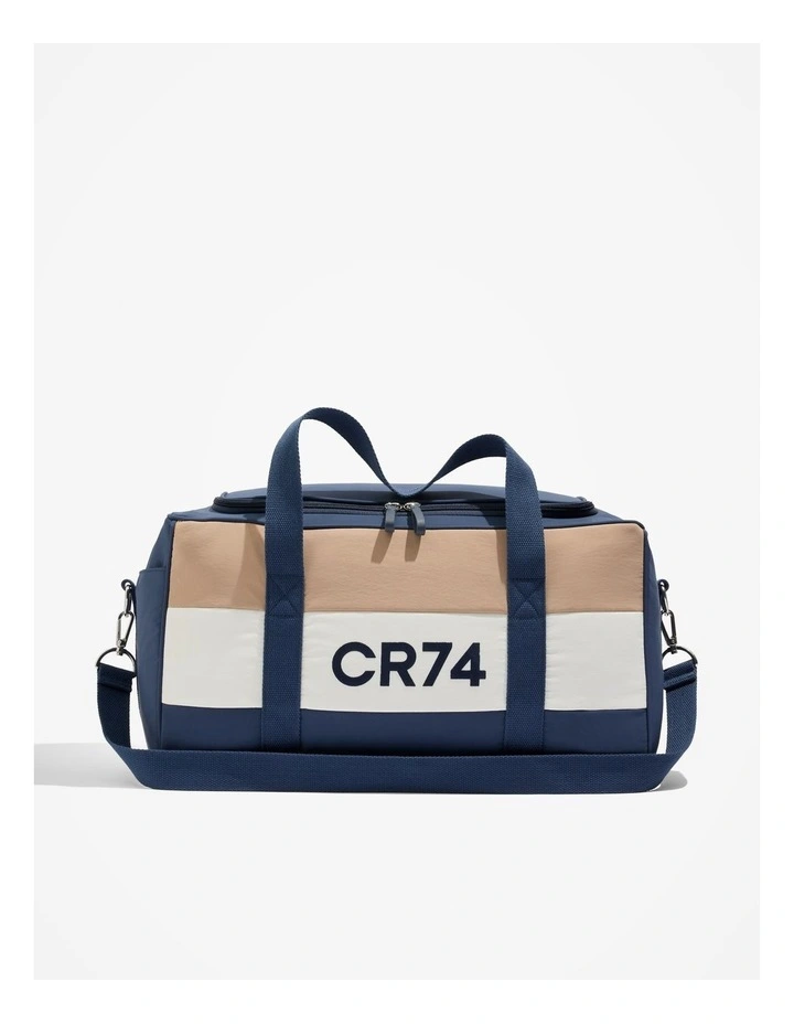 Stripe Weekender in Navy