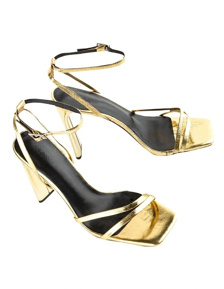 Fiance Gold Foil Heels