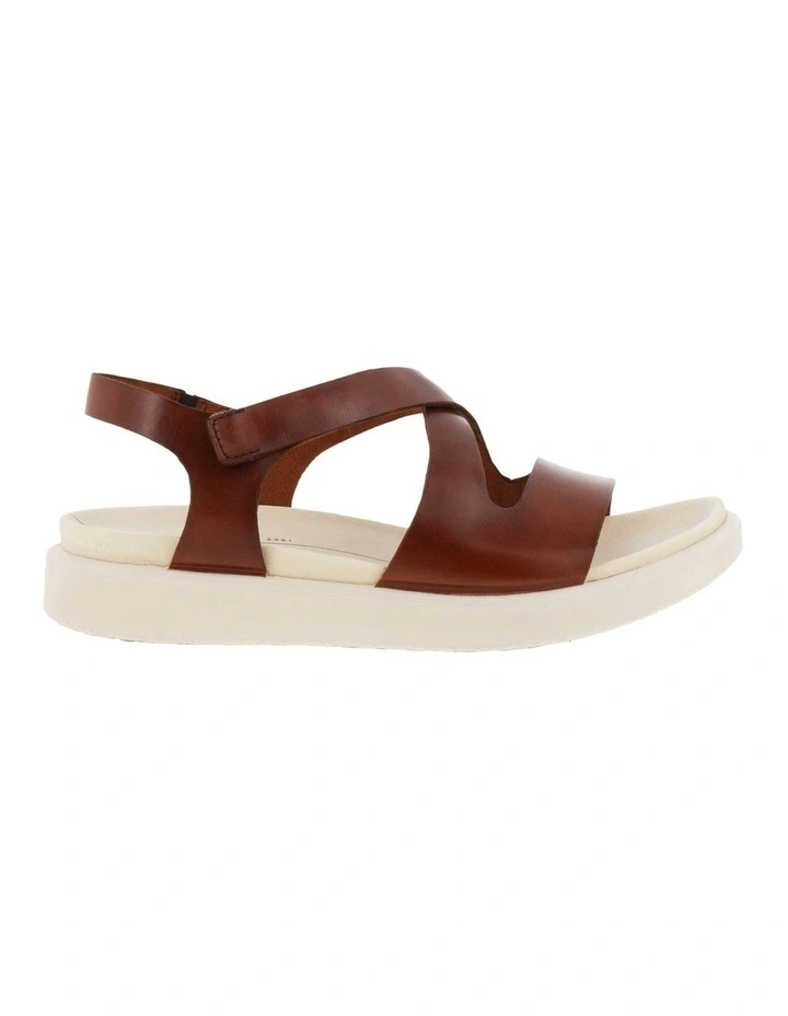 Flowt Leather Sandal in Brown